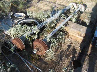 Trailer Axles with drums