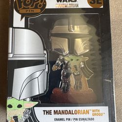 Funko POP! PIN Star Wars The Mandalorian with Grogu Enamel Pin