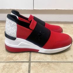 NEW MICHAEL KORS FELIX  WEDGE TRAINER SIZE 7.5