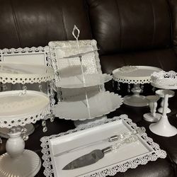 2 Separate cake stands 