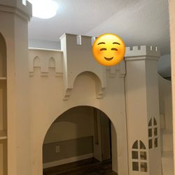 🏰 Castle Loft Bed 🏰 with stairs & slide