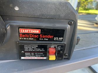 Belt/Disc Sander