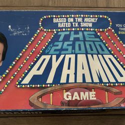 Vintage Rare 1986 The $25,000 Pyramid Game Dick Clark TV Show