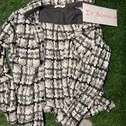 MNML Raw Edge Flannel Shirt 