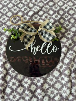 Hello Door 🚪 Sign 