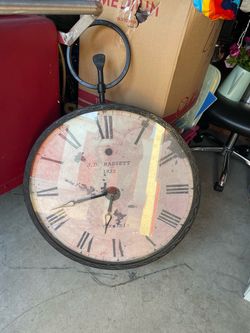 Clock home decor $40
