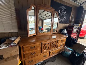 Vintage Wooden Dresser
