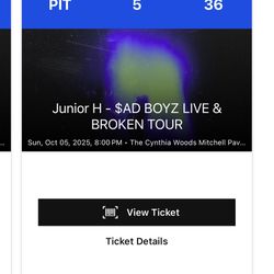 JUNIOR H TICKETS