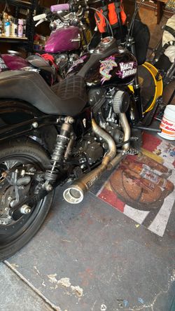 Harley 2 to 1 3 piece exhaust