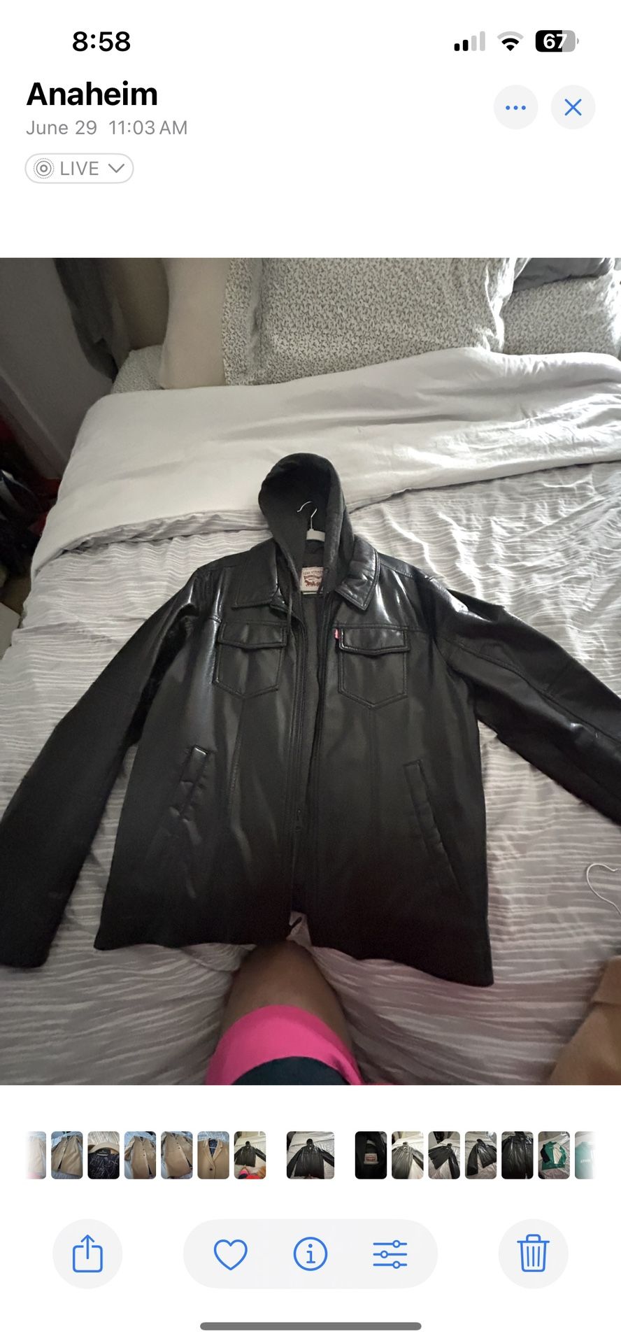 Levi’s Faux Leather Jacket