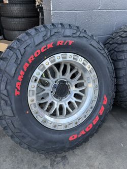 5 Lock Off Road Rims 17" 5 Arroyo RT Tires Tires And Wheel Combo