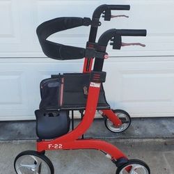 Drive Medical Aerowalk Rollator With Seat