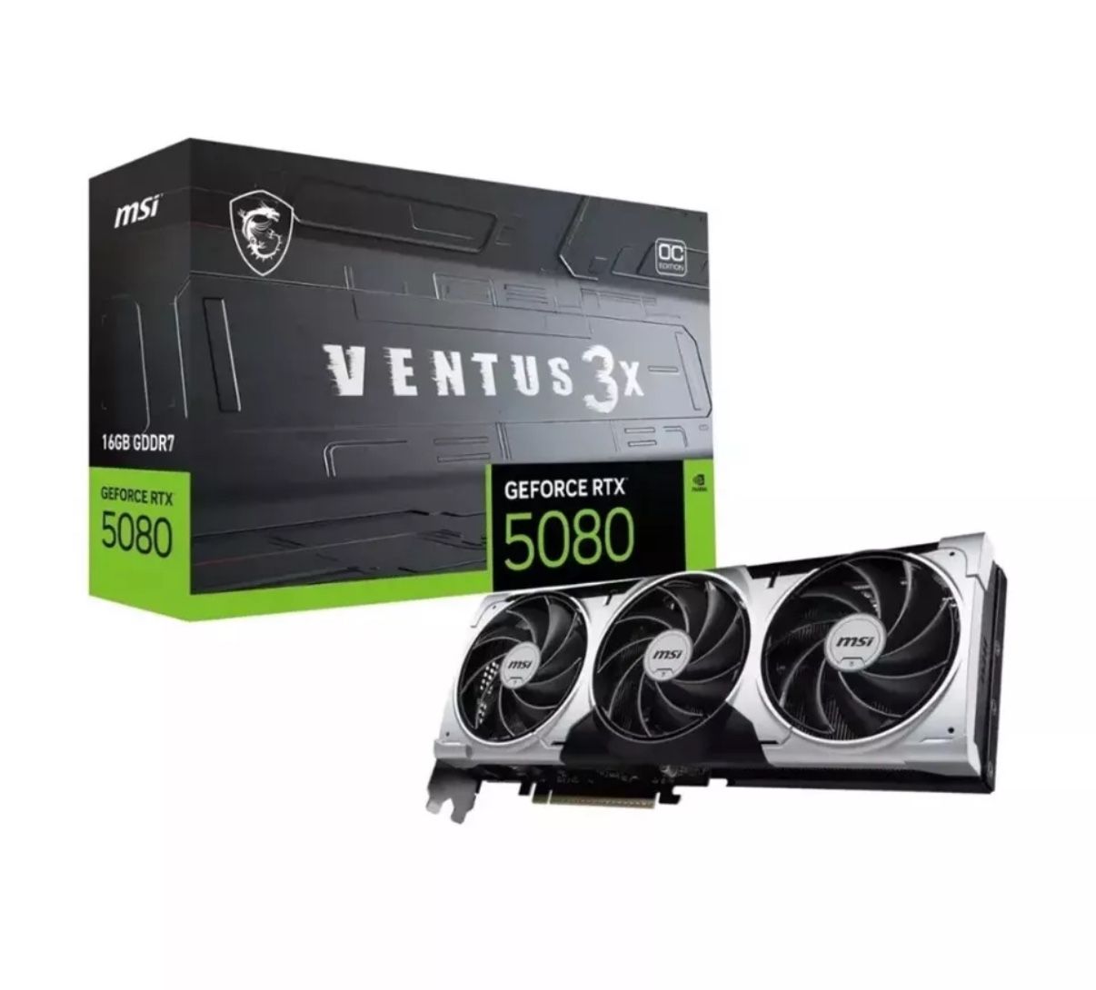 MSI Ventus GeForce RTX 5080 16GB GDDR7 3X OC PLUS - CONFIRMED ORDER ✅