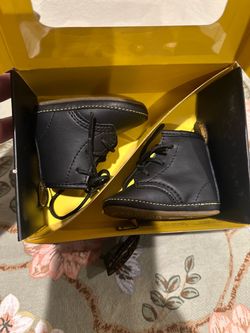 Dr Martins Baby Lace-Up Leather Boots in Box