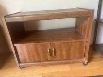 TV cabinet wood with media storage