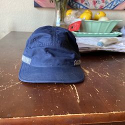 Dark Blue Five Panel Supreme Hat