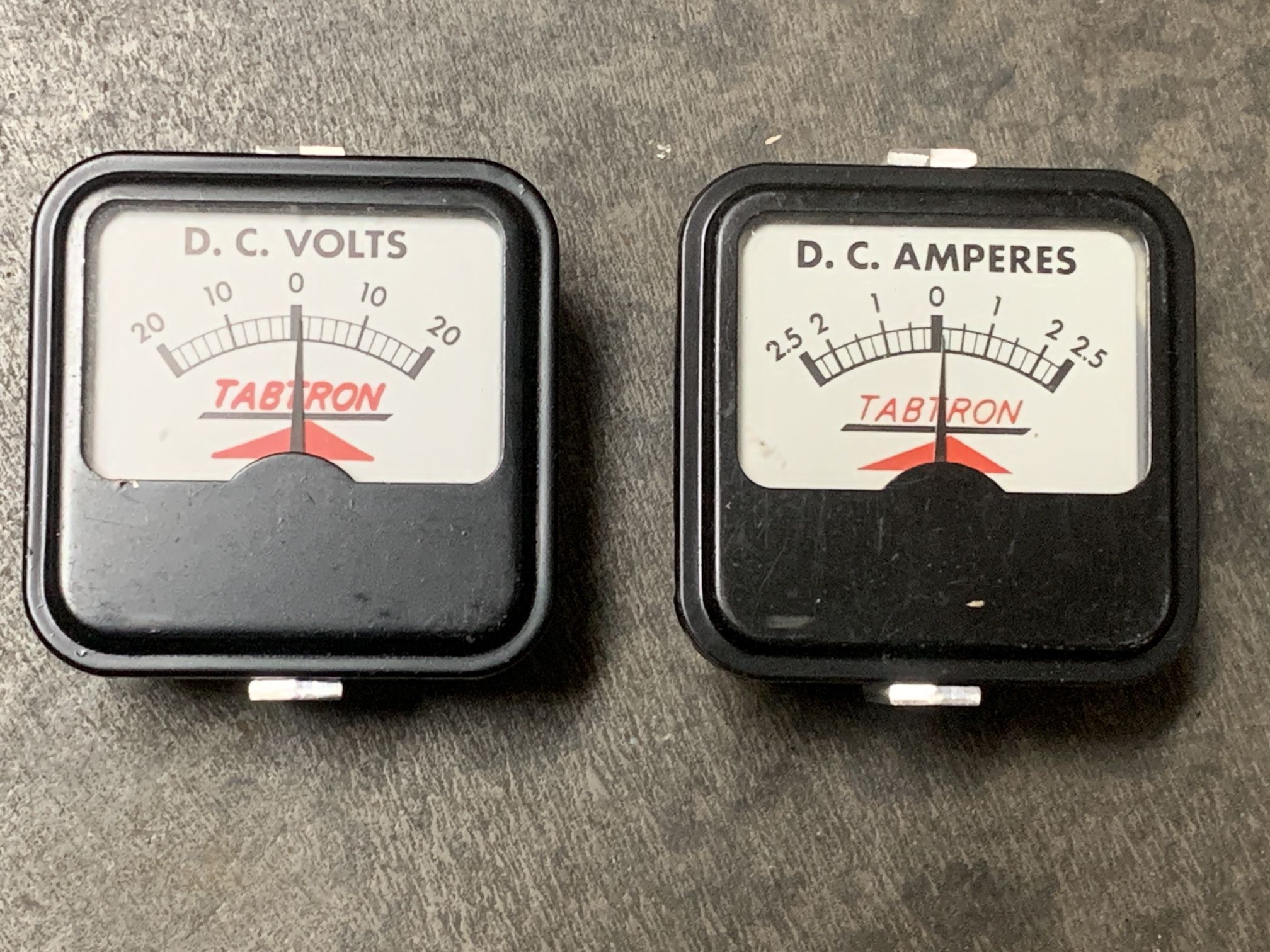 Tabtron Voltage And Amperage Meters