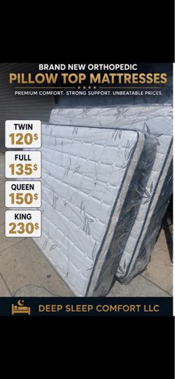Brand New Orthopedic Pillow Top Mattress