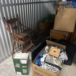 Selling entire storage unit full of stuff / vintage furniture etc