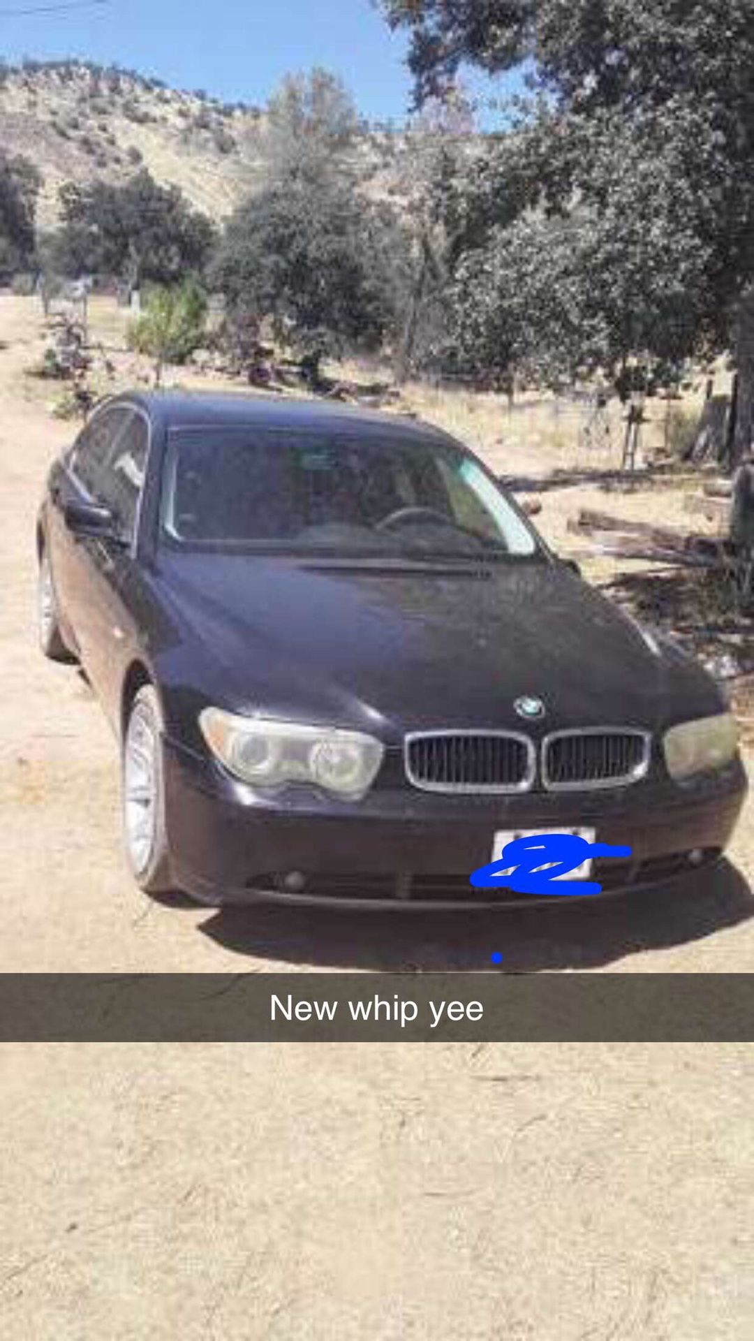 BMW 2002 725i forsale good condition just dirty outside