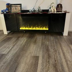 Fireplace TV Stand 