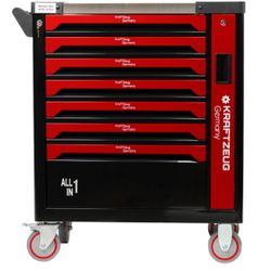 251 Piece Tool Cabinet Complete With Tools, 8 Drawer Tool Chest- Kraftzeug