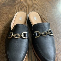 New And Expensive Leather Dr Scholls 6.5 Flats
