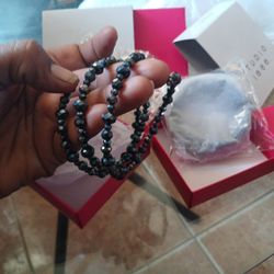 Midnight Shimmer Coil Bracelet 