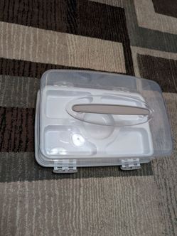 3 in 1 Rectangular clear Cake Carrier