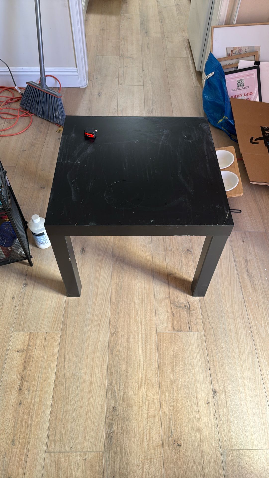 Side Coffee Lamp Table - 21”x21”x18”
