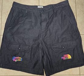 North face mens shorts tie dye