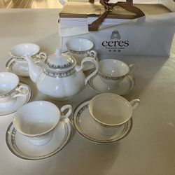 Fine Bone China Tea Set 