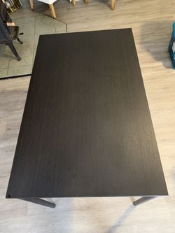Black IKEA table