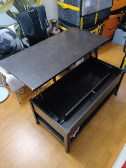 Lift Top Extending Telescoping Coffee Table