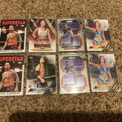 8 Modern Pro Wrestling Cards With 7 Rookies & Ronda Rousey