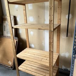 Ikea Wooden Storage Shelf 