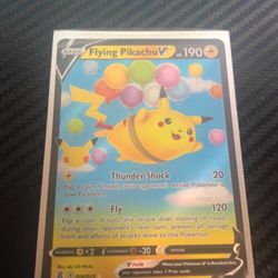 Flying Pickachu V Celebrations 