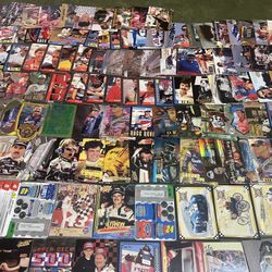 Lot Of 140 NASCAR Trading Cards