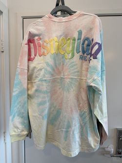 Disneyland Resort Rainbow Tie-dye Jersey XL