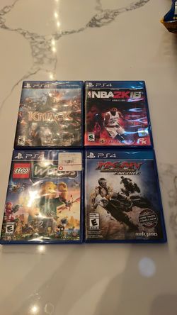 Bundle of 4 PS4 Games