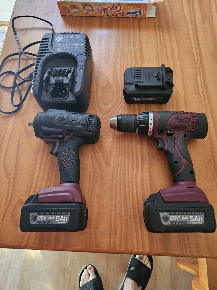 Matco 20v Impact And Drill