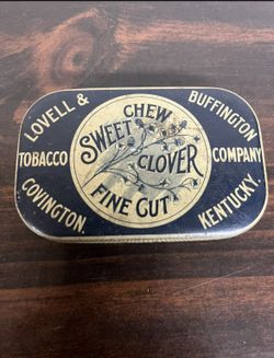 Vintage Sweet Clover Tobacco Tin