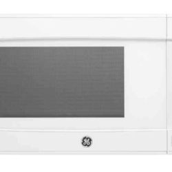 GE 1.1 Cu. Ft. Capacity Countertop Microwave Oven, white.