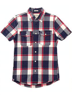 Abercrombie & Fitch Plaid Short-Sleeve Shirt