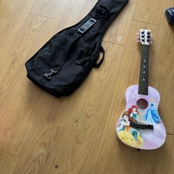 Cute Disney’s guitar And case