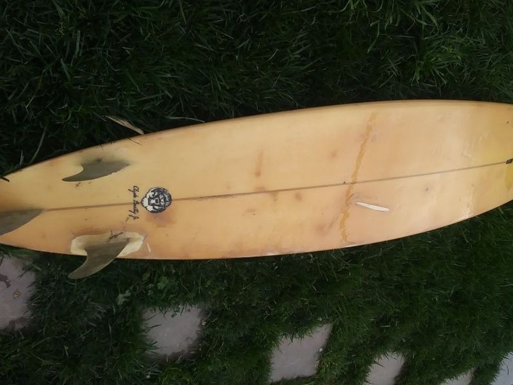 Clyde Beatty Jr surfboard