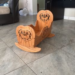Vintage Doll Cradle 