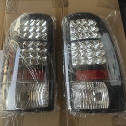 00-06 Chevy Tahoe Suburban Yukon Black LED Tail Lights