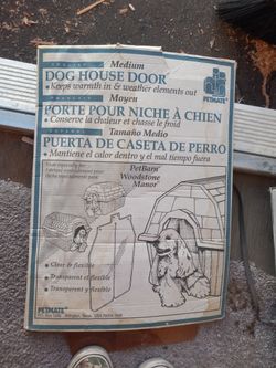 Medium Dog House Door. 