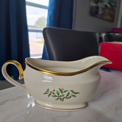 Lenox Holiday Gravy Bowl